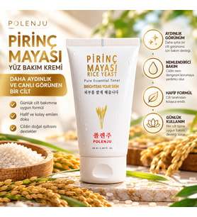 Polenju Pirinç Mayası Aydınlatıcı Yüz Bakım Kremi 50 ml