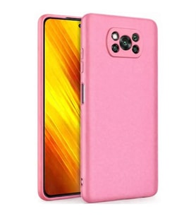 Coverzone Xiaomi Poco X3 ?le Uyumlu K?l?f Z-Mara Lansman Vieri Tam Koruma Arka Kapak Kamera Koruma �?k?nt?l? P�r�zs�z Y�zey Pembe
