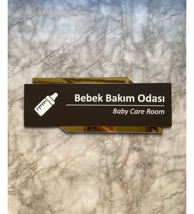 Bitter Serisi Bebek Bakım Odası Levhası