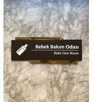 Bitter Serisi Bebek Bakım Odası Levhası