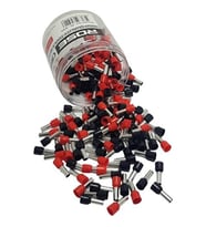 Rose Izoleli Sıkmalı Kablo Pabucu 10-12# RC-894 - 200 Adet (Siyah-Kırmızı)