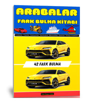 Arabalar Fark Bulma Kitabı (Cevaplarıyla)