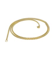 Sarı Renk Çelik Kolye 2.5Mm 3183CEK012