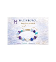 Balık Burcu Doğaltaş Bileklik