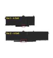 Dell Latitude N012L552115EMEA_U Batarya Pil RETRO V1 4-Cell