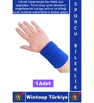 Konforlu Tenis Futbol Basketbol Koşu Fitness Likralı Esnek Ter Emici Destekleyici Sporcu Bilekliği