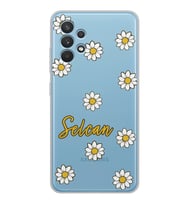 Samsung Daisy Rare Tasarımlı Şeffaf Telefon Kılıfı