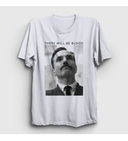 Presmono Unisex Beyaz Sinner Film There Will Be Blood T-Shirt 255341tt