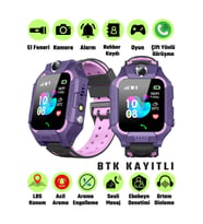 Çocuklar İçin Akıllı Saat, GPS, Kamera, Ortam Dinleme ve SIM Kart Desteği