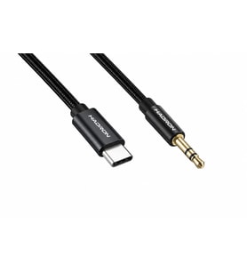 Type-C 3.5 Mm Ses Kablosu 1 M Siyah GJ021