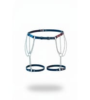 Mulvxbrf Brf02 Siyah Jartiyer Harness Zincirli Deri Vücut Aksesuarı - Brf1323 (Mulvix)