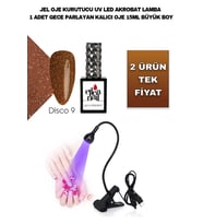 Akrobat Lamba ve Disco Gece Parlayan Kalıcı Oje 15 ml
