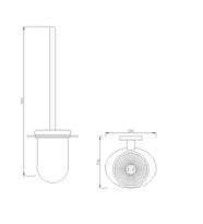 FC-40104 Krom Tuvalet Fırçalığı