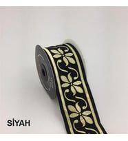 50084-Bordür - 10 mt Siyah-Altın