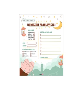 Ramazan Ayı Planlayıcısı 14x20 cm - 35 Adet