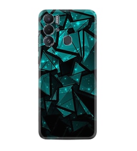 Tecno Pova Neo Kılıf Resimli Desenli Baskılı Silikon Green Prizmas 1348