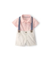 Carters Erkek Bebek Body Şort Set 1U634810 Pembe