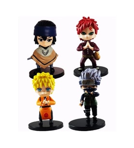 Naruto Actıon Fıgure Anime Manga Figür Biblo 4 Lü Set 1 7 cm