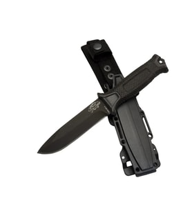 Tiger Tactical Htm 1041 A Siyah / Survival 27Cm - Kauçuk Sap, Kılıflı, Kutulu