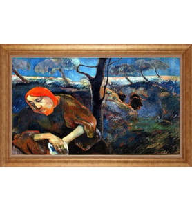 ALTIN ÇERÇEVELİ PASPARTULU TABLO CR836