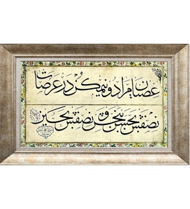 GÜMÜŞ ÇERÇEVELİ TABLO N498