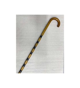 Şık ve Ergonomik Ahşap Baston 90 cm, Rahat Tutuş ve Destek Sunar