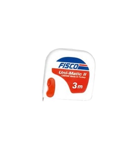 Mey İthalat® Fisco Uni Matic Şerit Metre 3 Metre
