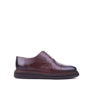 Shoetyle - Hakiki Deri Kahverengi Erkek Günlük Ayakkabı - 250-2035