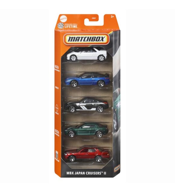 Matchbox 5'li Araba MBX Japan Cruisers II С1817 JBX24