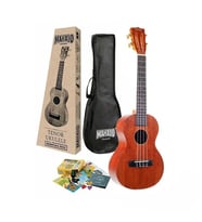Mahalo MJ3TBRK Java Series Tenor Ukulele Seti (Trans. Brown)