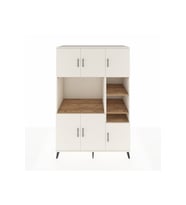 Kronos Dolap 10 Raflı 6 Kapaklı 132x59x195 Aytaşı-Aytaşı/Çam