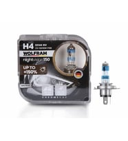 H4 Ampul HALOJEN PERFORMANS AMPULÜ +%150 Fazla Işık ve %20 Beyaz Işık 12V 55/60W WOLFRAM (2ADET) (Günışığı)