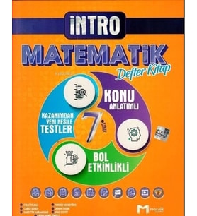 MOZAİK YAYINLARI 7.Sınıf Mozaik İntro Defter Matematik