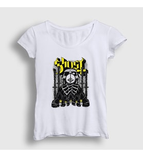 Presmono Kadın Beyaz Candles Ghost T-Shirt 395868tt