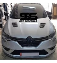 Renault Megane 4 Uyumlu Piano Black Kaput Üstü Havalandırma Izgarası