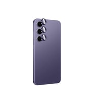 Samsung Galaxy S24 Uyumlu Zore Titanium Premium Temperli Kamera Lens Koruyucu (Mor)