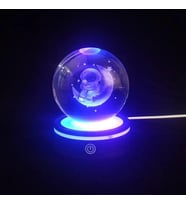Renk Değiştiren Yeni Nesil Usb'li Dönen Cam Küre