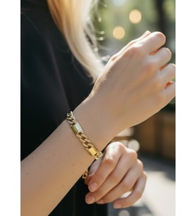 Xuping Gold Taşlı Kraliçe Güçlü Zincir Bileklik - 26xpb27