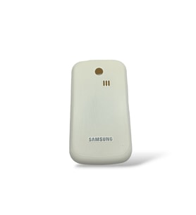Samsung S3350 Arka Kapak S3350 Chat uyumlu Beyaz Renk Arka Kapak