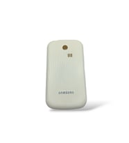 Samsung S3350 Arka Kapak S3350 Chat uyumlu Beyaz Renk Arka Kapak