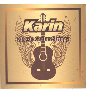 Karin Strings K1060 K1060 Klasik Gitar Tel Seti Standart Tensiyon, Naylon Çekirdek, Başlangıç Seviyesi İçin Uzun Ömürlü