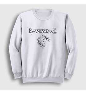 Presmono Unisex Beyaz Logo V2 Evanescence Sweatshirt 146398tt (Beyaz)