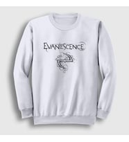 Presmono Unisex Beyaz Logo V2 Evanescence Sweatshirt 146398tt (Beyaz)