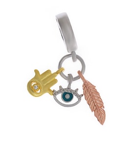 Kadın Şans Model Gümüş Charm