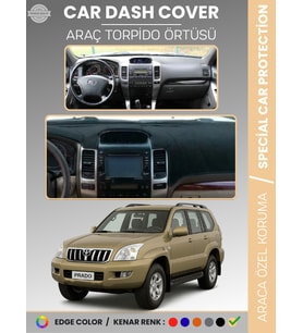 TOYOTA LAND CRUISER PRADO (2002-2009) Torpido Örtüsü Ön Göğüs Koruma Araca Özel
