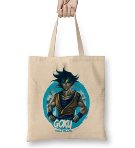 Goku Ssj Blue Bez Çanta Uzun Saplı