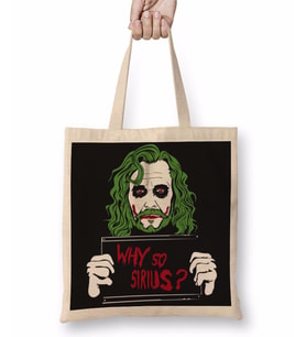 Harry Potter Why So Sirius Joker Bez Çanta Uzun Saplı