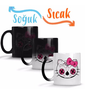 Hello Kitty 01 Sihirli Kupa Bardak Porselen