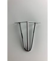 Lüx metal çok amaçlı ayak Koltuk tv ünitesi sehpa masa ayağı robot süpürgeye uygun 15cm (Krom)