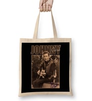Johnny Cash Retro Cash Bez Çanta Uzun Saplı